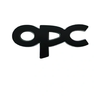 Afbeelding van Autoemblemen voor Opel Opc, auto emblemen, zelfklevend, logo, emblemen motorkap, kofferbak, tuning onderdelen, carrosserie, zwart