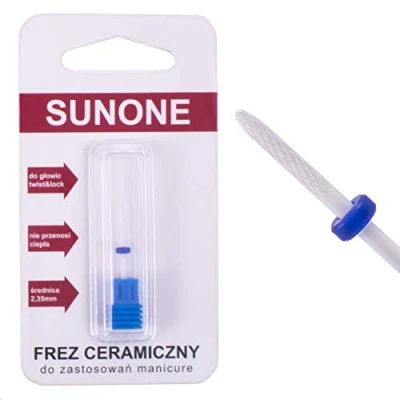 Afbeelding van Sunone middelgrote keramische sleufsnijder voor manicure en pedicure blauw