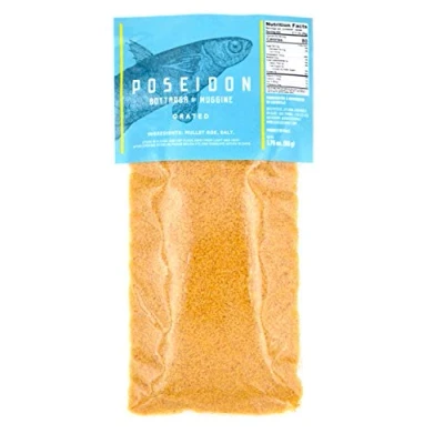 Image de Poseidon Râpé Boutargue (œufs de mulet) Superfood méditerranéen Sardaigne, produit 50 gm
