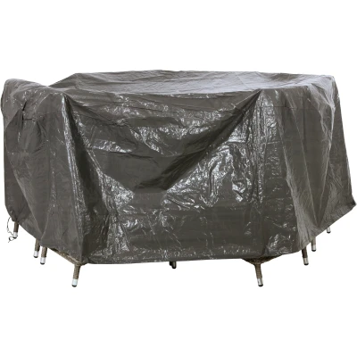 Afbeelding van Beschermhoes grijs zitgroep 250 cm, hoogte 80 cm