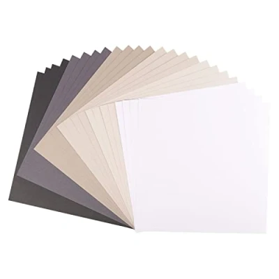 Afbeelding van Vaessen Creative Florence Cardstock, Stevig Kaartpapier 216g Zwart, 24 Stuks. 30,5 x cm