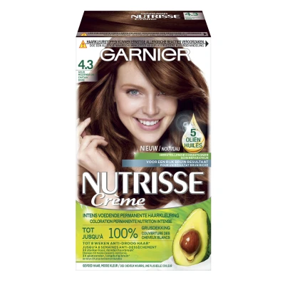 Afbeelding van Garnier Nutrisse Haarkleuring 43 Goudbruin