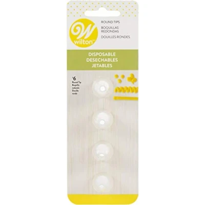 Afbeelding van Wilton Wegwerp Spuitmondjes Garneerspuit voor Taartdecoratie #6 pk/4