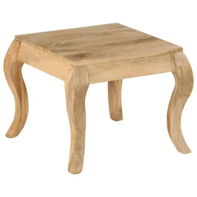 Afbeelding van Bijzettafel 45x45x40 cm massief mangohout