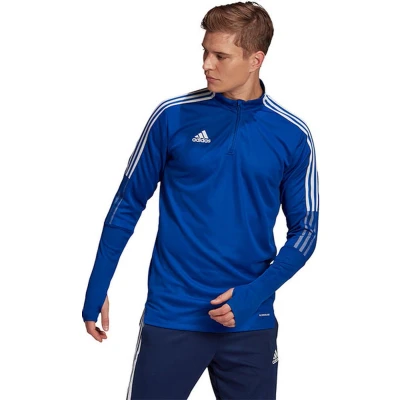 Afbeelding van adidas Performance TIRO 21 Training TOP Longsleeve, Heren, Maat: Small, Blue