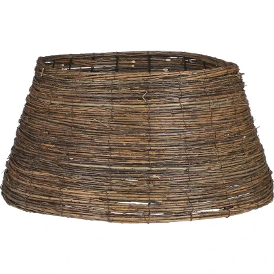 Afbeelding van House of Seasons Kerstboommand H26 x Ø55 cm Wilgentakken Bruin