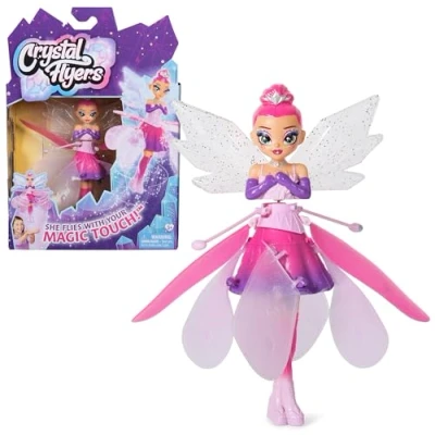 Afbeelding van Crystal Flyers Interactieve Vliegende Pop met kristallen vleugels