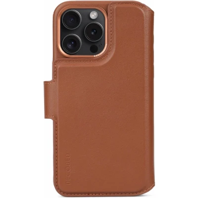 Afbeelding van Decoded Leather Detachable Wallet Apple iPhone 15 Pro Max Tan