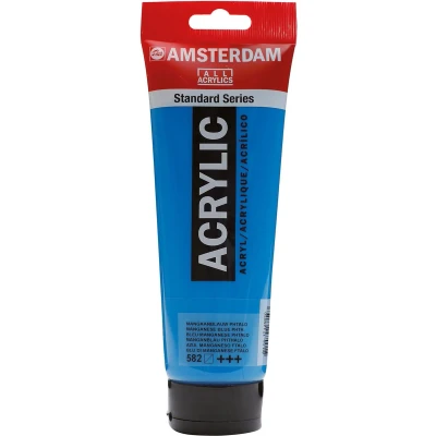 Afbeelding van Standard tube 120 ml Mangaanblauw phthalo halftransparante acrylverf