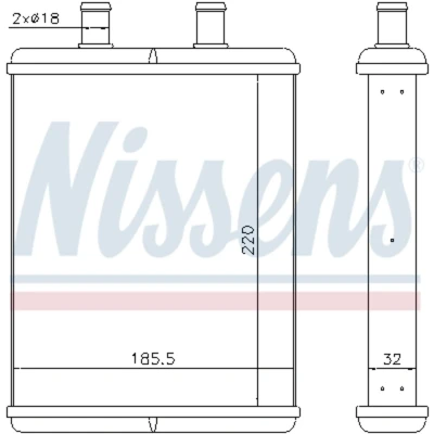 Afbeelding van Nissens Kachelradiateur 71817
