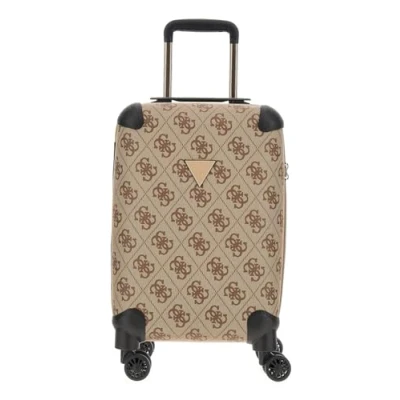 Afbeelding van Guess Berta 8 Wheeler Trolley, Dames, Maat: One Size, Latte/brown