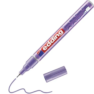 Afbeelding van Viltstift Edding 780 lakmarker rond 0.8mm metallic paars