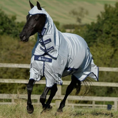 Afbeelding van Bucas Buzz Off X Full Neck Silver 155/206 155/208 Agradi.be