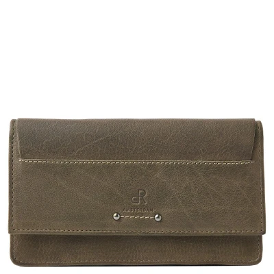 Afbeelding van dR Amsterdam Tampa Ladies Wallet olive Dames portemonnee