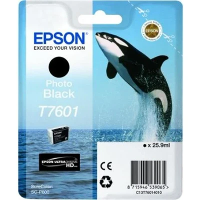 Afbeelding van Epson T7601 (C13T76014010) Inktcartridge Foto zwart