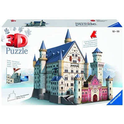 Afbeelding van Ravensburger Neuschwanstein 3D puzzel gebouw 216 stukjes