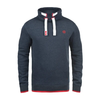 Afbeelding van Solid Sdbenjamin TUBE Sweater, Heren, Maat: Small, Blue melange