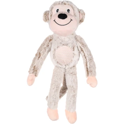 Afbeelding van Flamingo Munka Speelgoed Honden Hs Pluche Aap Beige 23x12x40cm 1st 138905