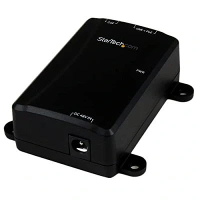 Afbeelding van Switch Startech POEINJ1GW 1000 Mbps Black