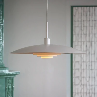 Afbeelding van Markslöjd hanglamp Piny, wit, Ø 57 cm, metaal, E27