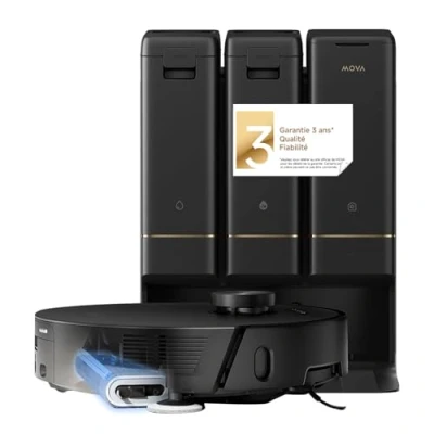 Image de Mova Aspirateur Robot Laveur Z50 Ultra Noir