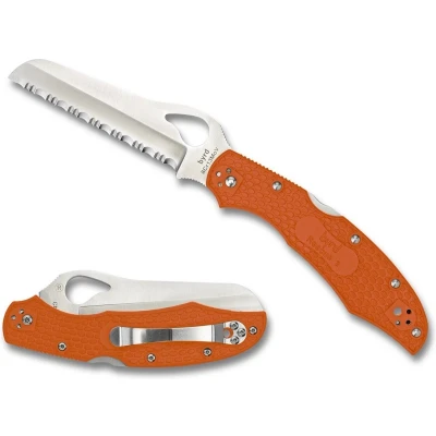 Afbeelding van Spyderco Zakmes Byrd Cara 2 Rescue Orange 8Cr13MoV SE