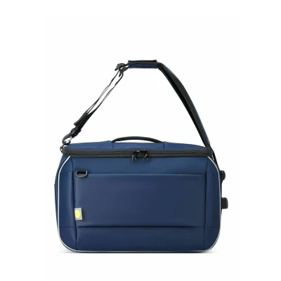 Afbeelding van DELSEY PARIS Reistas Rugzak met laptopvak Aventure Cabin Duffle Bag / Backpack 46L Navy Donkerblauw
