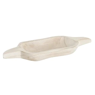 Afbeelding van Snackdienblad DKD Home Decor 38 x 15 4 cm Natuurlijk Lichtbruin Tropisch