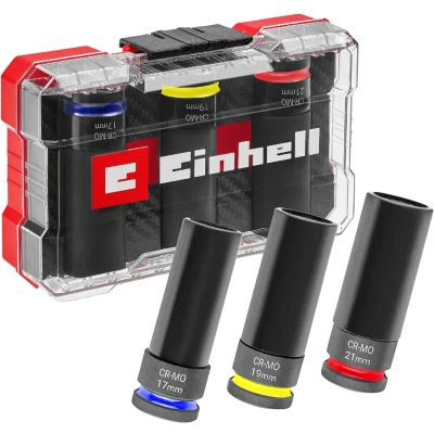 Afbeelding van Einhell Impact Doppenset 3 delig M Case