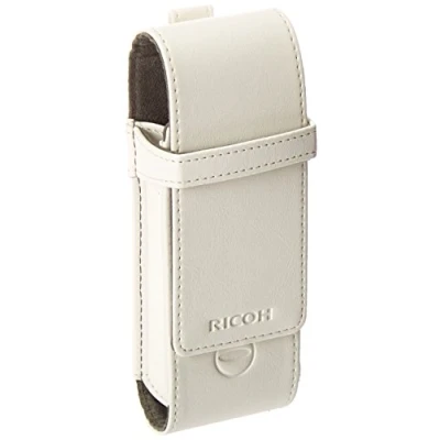 Afbeelding van Ricoh Lederen tas wit voor Theta