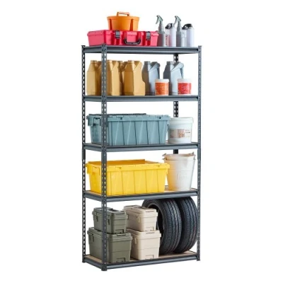Image de VEVOR Étagère de Rangement Garage Métallique 5 Niveaux 907 kg 406x914x1813 mm