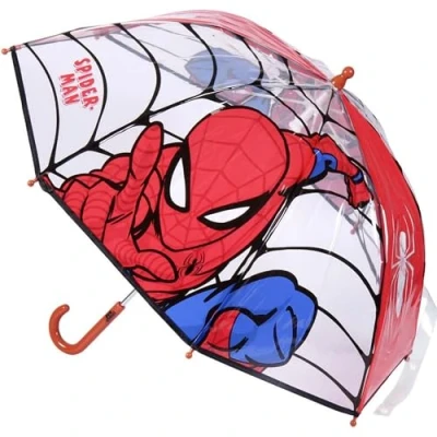 Afbeelding van Paraplu Spiderman 45 cm Rood