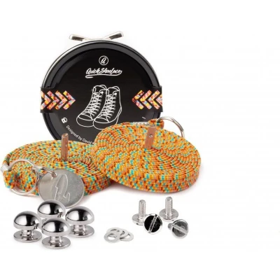 Afbeelding van Able2 Quickshoelaces neon rainbow