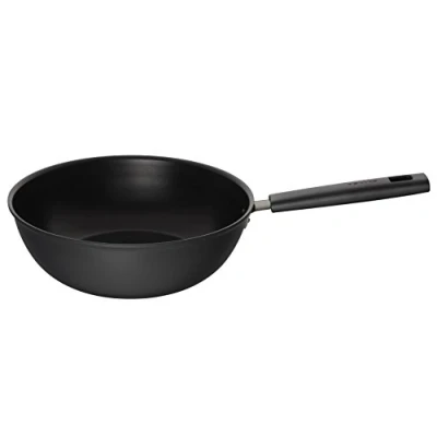 Afbeelding van Fiskars Hard Face Wokpan 28 Cm Zwart