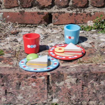 Afbeelding van Bigjigs Houten Theeset