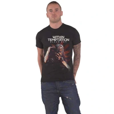 Afbeelding van Within Temptation Bleed Out Album Heren T shirt S Zwart