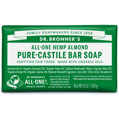 Afbeelding van Dr. Bronner Zeep Amandel 140GR
