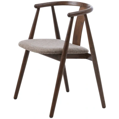 Afbeelding van Hygge Interiors Relate Eetkamerstoel Gerookt Eiken / Latte