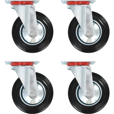 Afbeelding van VidaXL 16 st Zwenkwielen 160 mm