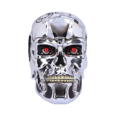 Afbeelding van Nemesis Now Terminator T 800 Opbergbox Zilver 18cm