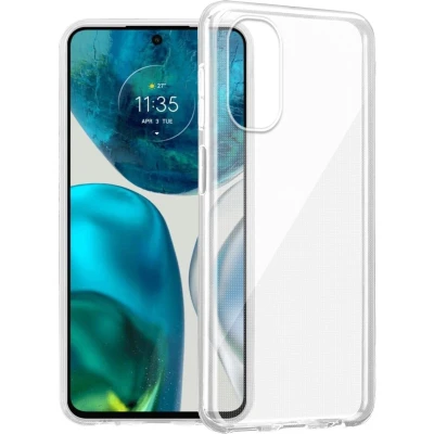 Afbeelding van Cadorabo Hoesje geschikt voor Motorola MOTO G52 4G / G82 5G in VOLLEDIG TRANSPARANT Beschermhoes gemaakt van flexibel TPU Silicone Case Cover