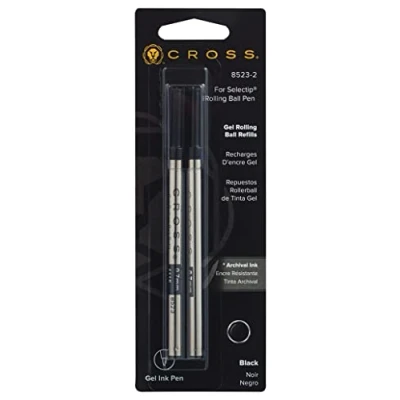 Afbeelding van Cross Gel rollerball vulling Selectip (2 stuks in blister, lijndikte: 0,7 mm) zwart