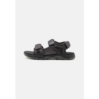 Afbeelding van Jack Wolfskin Taraco Beach Unisex Outdoorsandalen voor kinderen, Maat: 28, Black Imitatieleer/ textiel