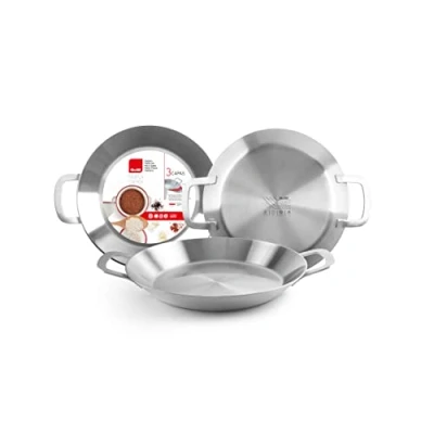 Afbeelding van IBILI 652142 Paella, drielaags, roestvrij staal, aluminium, 42 cm