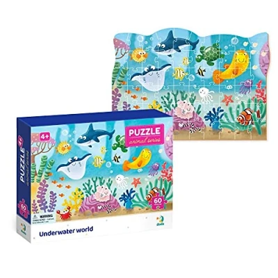 Afbeelding van Dodo D300378 educatieve puzzel onderwaterwereld 60 stukjes, verschillende
