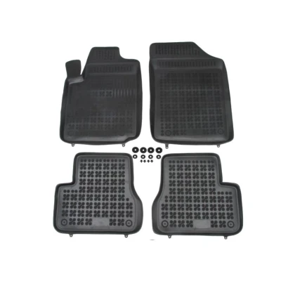 Afbeelding van REZAW PLAST 201217 Vloermatset Rubber voor en achter 4 Zwart CITROËN: C3 I Hatchback