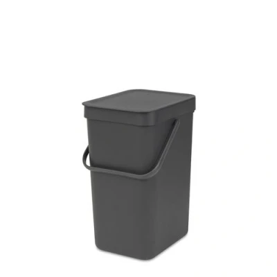 Image de Poubelle 12l gris Brabantia 109805