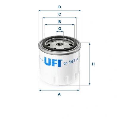 Afbeelding van UFI 24.087.00 Brandstoffilter Filter insert 8 RENAULT: Clio 3, III Grandtour, Modus / Grand