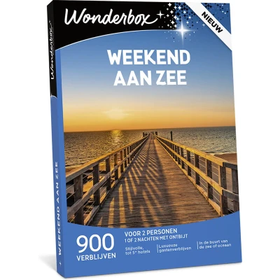 Afbeelding van Wonderbox Cadeaubon Weekend aan zee