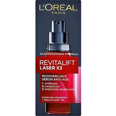 Afbeelding van L&#039;Oréal Paris, Gezichtsserum, L&#039;Oreal Revitalift Laser X3 Regenererend Serum Anti Age Voor Het Gezicht 30Ml (30 ml)